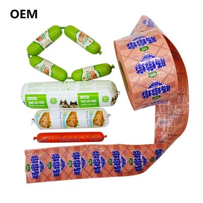 Kingred Color Printed Sausage Packaging Casings Polyamide Material Food Grade OEM