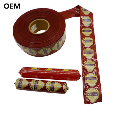 Kingred Customized OEM Brand Logo Printing Food Grade PVDC Sausage Covers China