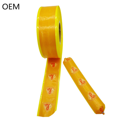 OEM sausage packaging casing no edible grade plastic colorful casing customized brand LOGO