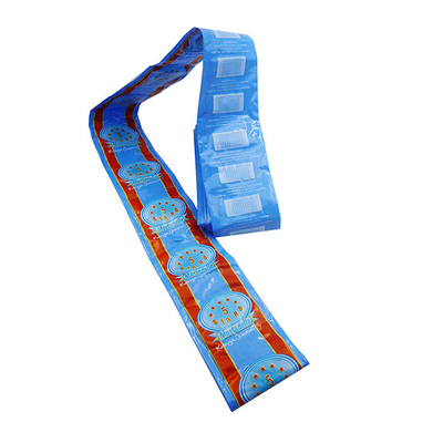Artificial Sausage Shell Colorful Customized Flexography Printing Brand Logo Meat Packaging Sausage Casings