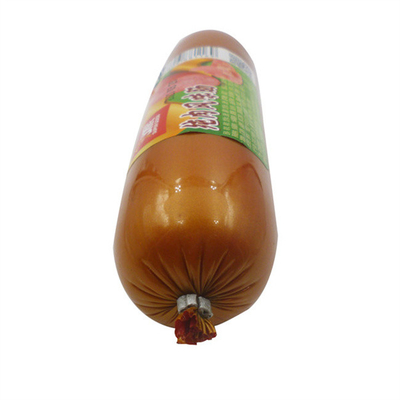 Easy to peel meat sausage packaging casings OEM customized food grade artificial sausage casings printing logo