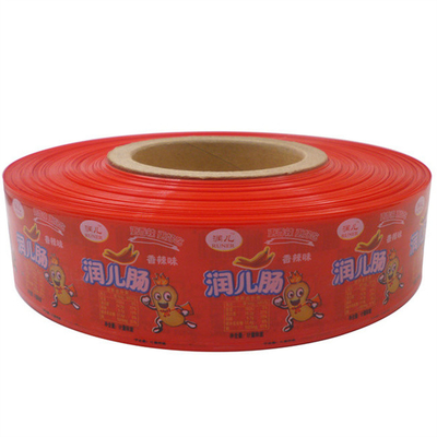 OEM Custom Logo Flexography Printing Steam Cooking Plastic Sausage Casings