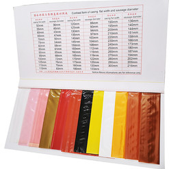 Co-Extruded 5 Layers Custom Flexography Printing Polyamide Sausage Casing For Sausages