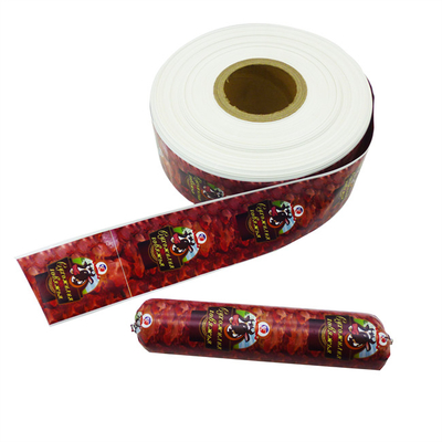 Food Grade Logo Flexography Printing Artificial Sausage Casings For Sausages