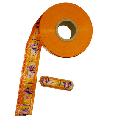 sausage casings multicolor flexography printing plastic sausage casings customized brand logo