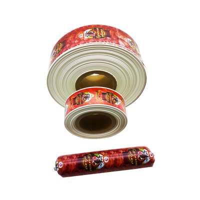 Sausage packaging casings easy peelable cooking printable brand logo plastic casings