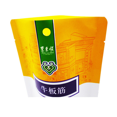 Custom transparent food packaging plastic bag printing brand logo bag