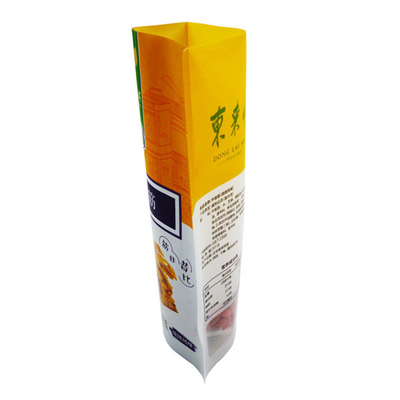 Custom transparent food packaging plastic bag printing brand logo bag