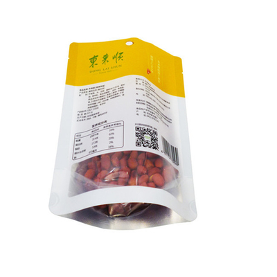Custom transparent food packaging plastic bag printing brand logo bag