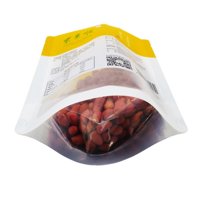 Custom transparent food packaging plastic bag printing brand logo bag