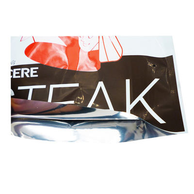 OEM plastic stand-up pouches logo wholesale food grade food moisture-proof flat bottom bags