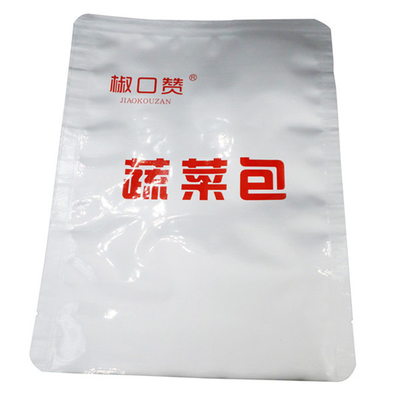 Moisture resistant aluminum foil upright bag snack packaging heat seal bag