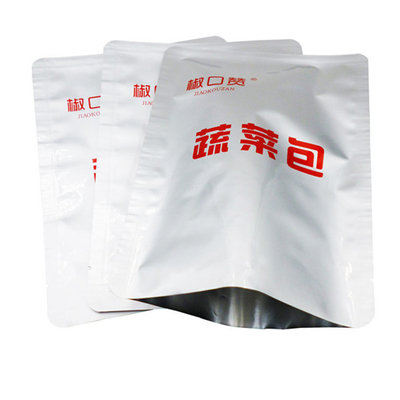 Moisture resistant aluminum foil upright bag snack packaging heat seal bag