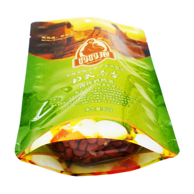 Dry fruit snack packaging plastic moisture-proof self-standing bag digital printing with sealing zipper