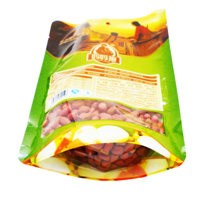 Dry fruit snack packaging plastic moisture-proof self-standing bag digital printing with sealing zipper