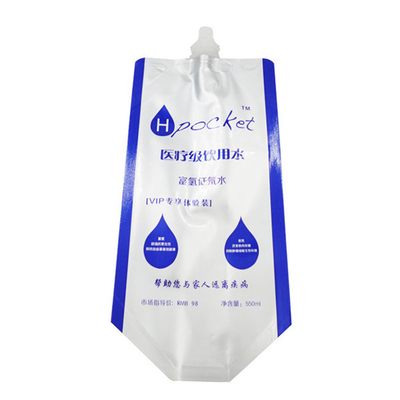 Liquid bag Pollution-free environmental protection plastic bag self-supporting with suction mouth bag