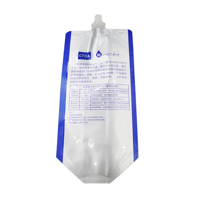 Liquid bag Pollution-free environmental protection plastic bag self-supporting with suction mouth bag