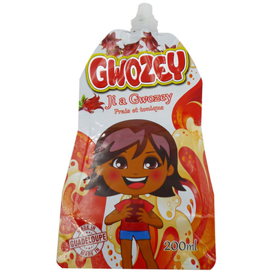 Low cost plastic bag Sauce bag digital printing Self-supporting plastic mouth