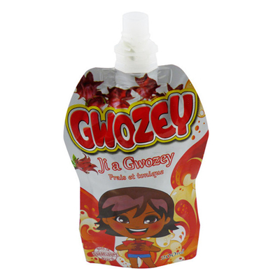 Low cost plastic bag Sauce bag digital printing Self-supporting plastic mouth