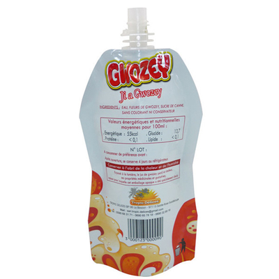 Low cost plastic bag Sauce bag digital printing Self-supporting plastic mouth