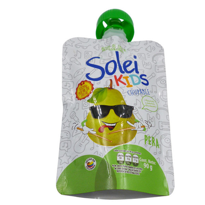 Custom liquid food packaging self-supporting plastic packaging bag printing brand