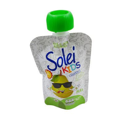 Factory direct OEM liquid snack bag with suction mouth self-supporting plastic bag