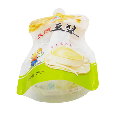 OEM logo printing Self-supporting spray pocket jelly snack bag