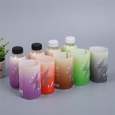 Customized Logo Printing Heat Shrink PVC Sleeve Film For Bottles