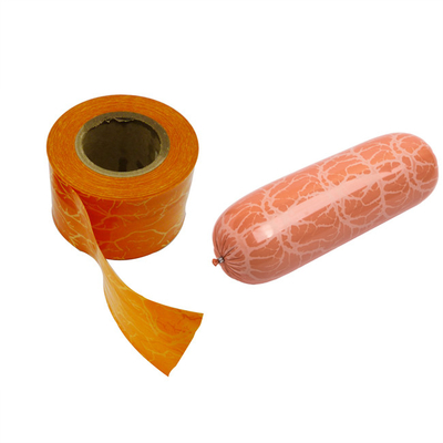 Steam Cooked Retort Colourful Roll Type Flexography Printing Plastic Sausage Casing For Hotdog