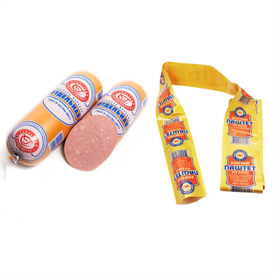 Sample Free Wholesale Custom Flexography Printing High Barrier Sausage Casings For Meat Sausages