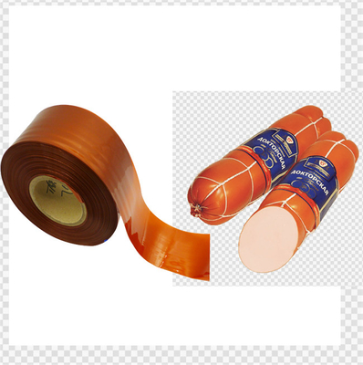 Steam Cooked Retort Colourful Roll Type Flexography Printing Plastic Sausage Casing For Hotdog