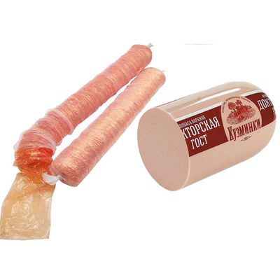Food Grade Logo Flexography Printing Artificial Sausage Casings For Sausages
