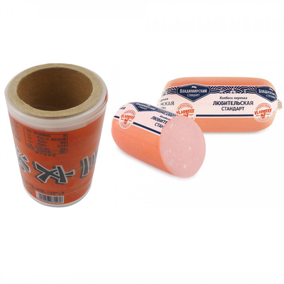 Wholesale Sausage Plastic Casings Customized Flexography Printing Brand Logo Polyamide Enteric Coatings