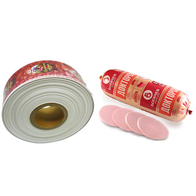 Wate Based Ink Colorful Flexography Printed Sausage Casing For Meat Sausages