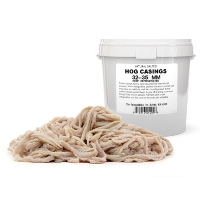 Food Grade AA/A/B 90 Meter Per Hank Salted Natural Hog Sausage Casings