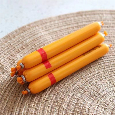  Customed LOGO High Barrier PVDC Sausage Casing With Easily Torn Strips