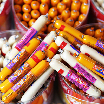 Customized Logo Printing Different Caliber Sizes Available Pvdc Film For Sausages