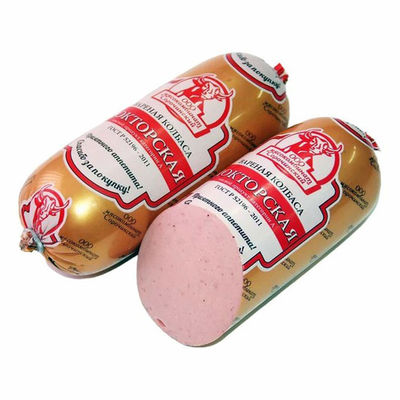 Food Grade Plastic Sausage Casings with Polyamide Material and Custom Logo Printing for High Oxygen Barrier