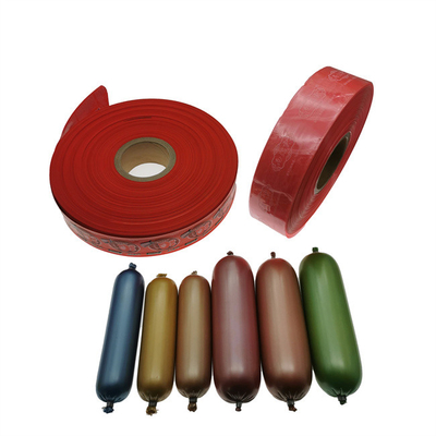 Steam Cooking Customized Logo Print Plastic Sausage Casing For Sausages