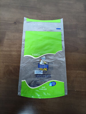 Customize Logo Printing Clear Heat Shrink Frozen Chicken Bags