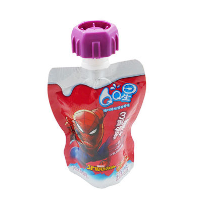 Custom Logo Metallized Stand Up Spout Pouch for Food