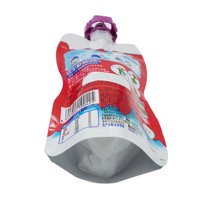 Custom Logo Metallized Stand Up Spout Pouch for Food