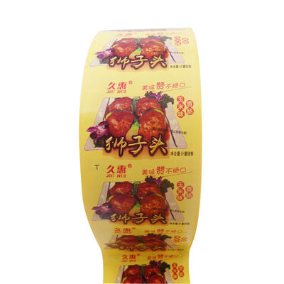 90mm Width Smoked Plastic Sausage Casings 8%-20% Shrinkage