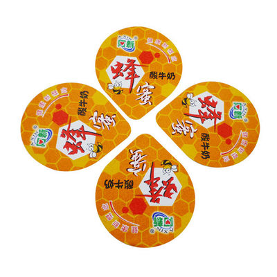 Kingred 45mm Die Cut Lids Heat Sealing Embossing For Honey Container