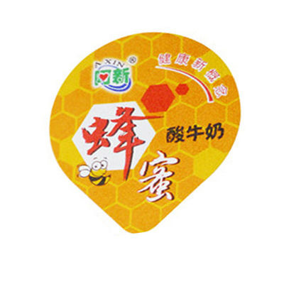 Kingred 45mm Die Cut Lids Heat Sealing Embossing For Honey Container