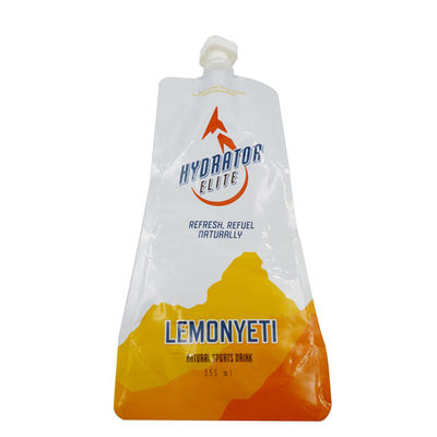 Kingred Compostable Stand Up Beverage Doypack 350ml Eco Friendly Food Liquid Pouch