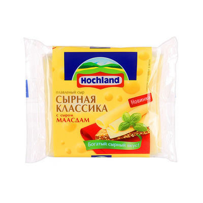 Transparent Printed Cheese Food Packaging Bags 45um-100um Thickness
