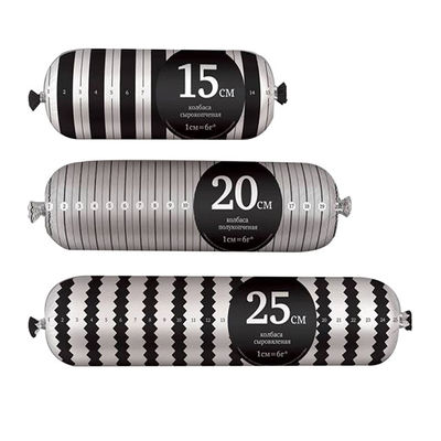 Big Size Logo Printed Soft Temper Disposable Sausage Casings for Custom Branding