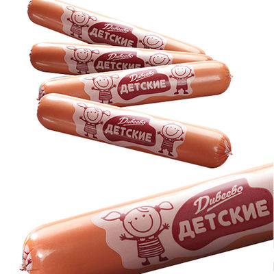Big Size Logo Printed Soft Temper Disposable Sausage Casings for Custom Branding