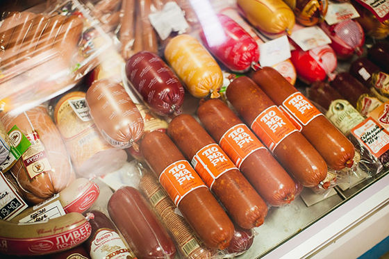 90mm Width Smoked Plastic Sausage Casings 8%-20% Shrinkage